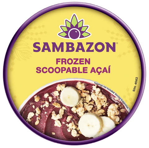 Gefrorene schöpfbare Açaí-Banane